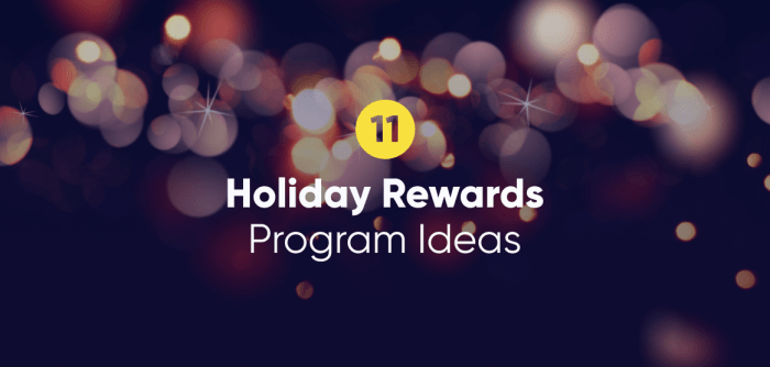 Online holiday rewards programs
