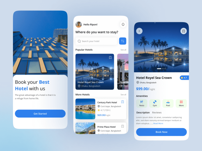 Online hotel booking apps for mobile