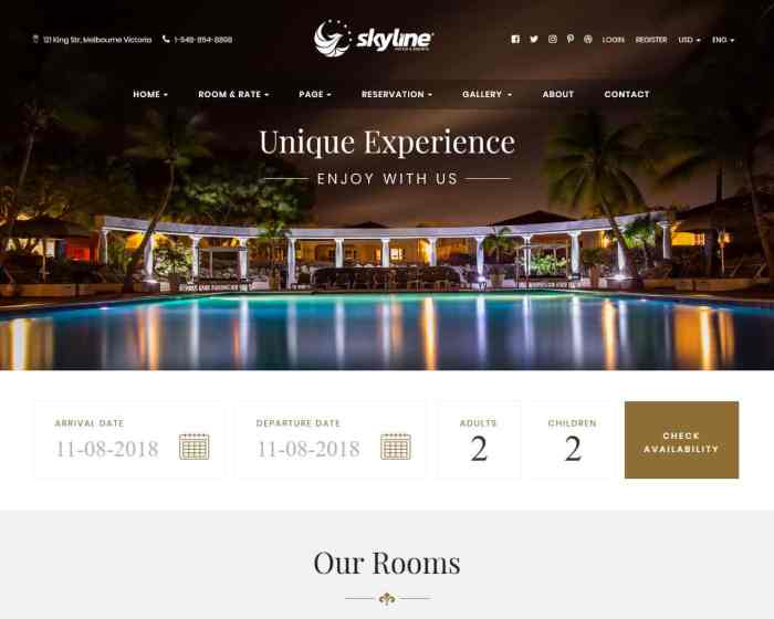 Online hotel booking websites with group discounts