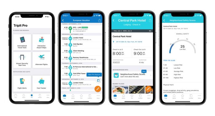 Online vacation planning apps with real-time updates